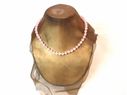 Rosenquarz Kette